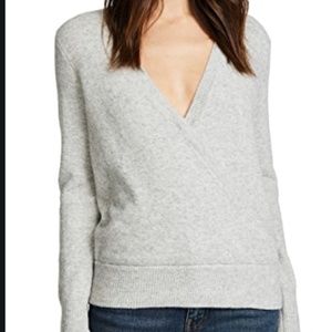 Gray Madewell Wrap Sweater